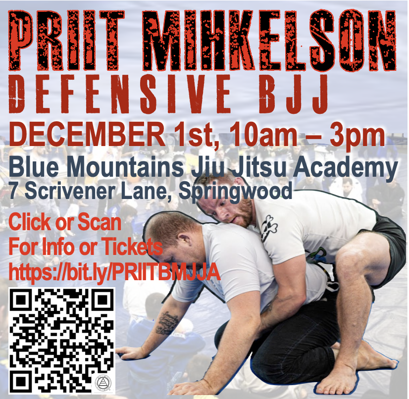 Priit Mihkelson Seminar at Blue Mountains Jiu Jitsu